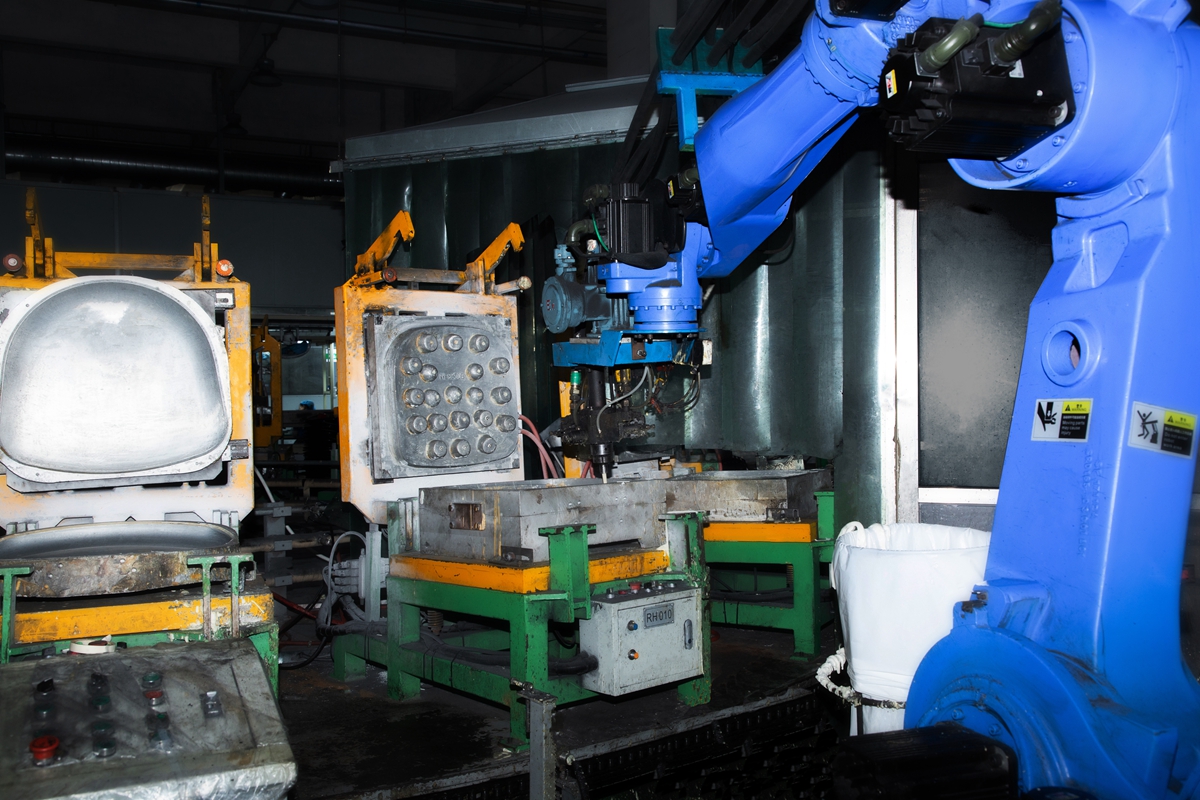 定型海绵自动灌注线